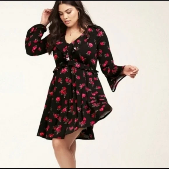 torrid | Dresses | Torrid Black Floral Jersey Knit Skater Dress Size | Poshmark torrid | Dresses | Torrid Black Floral Jersey Knit Skater Dress Size | Poshmark